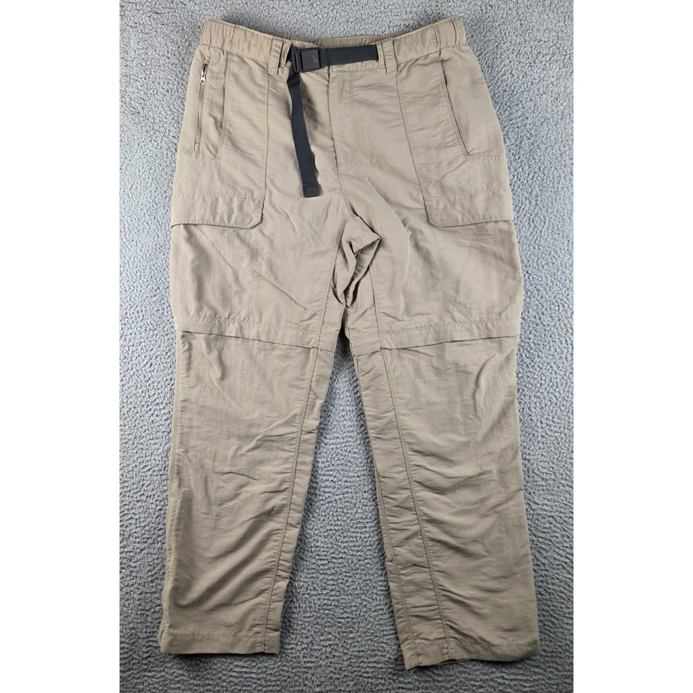 North Face Convertible Pants Mens Large (34x31) Tan Cargo Hiking Camping